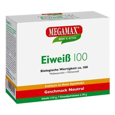 Eiweiss 100 Neutral Megamax Pulver 7X30 g von Megamax B.V. PZN 10133630