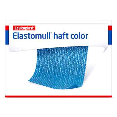 Elastomull haft color 10 cmx20 m Fixierbinde blau