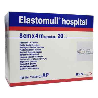 Elastomull hospital 8 cmx4 m elastisch Fixierb.weiss