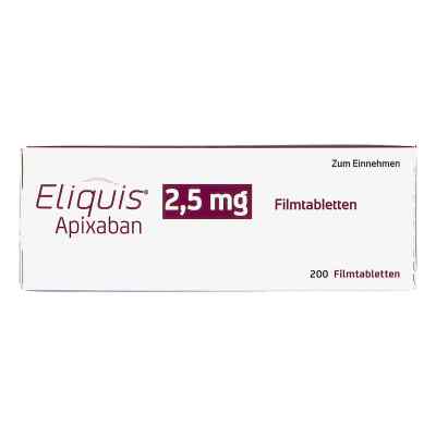 Eliquis 2,5 Mg Filmtabletten