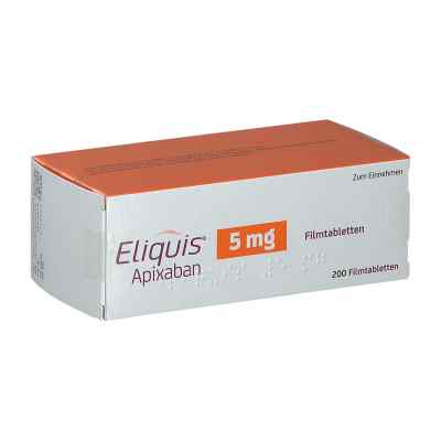 Eliquis® 5 mg  200 stk von Vertriebsgemeinschaft Bristol-Myers Squibb PZN 01647809
