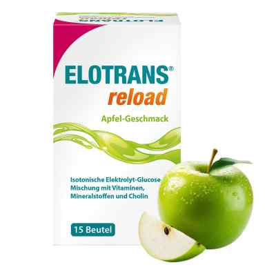 Elotrans Reload Elektrolyt-Pulver Apfel Beutel  15X7.45 g von STADA Consumer Health Deutschland GmbH PZN 19268573