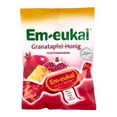 Em Eukal Bonbons Granatapfel-honig zuckerhaltig 75 g von Dr. C. SOLDAN GmbH PZN 11112794