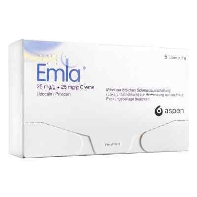 Emla 25 mg/g + 25 mg/g Creme + 12 Tegaderm