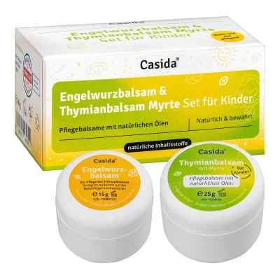 Engelwurzbalsam & Thymianbalsam mit Myrte Kinder Set 40 g von Casida GmbH PZN 16398217