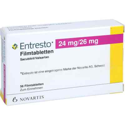 Entresto 24 mg/26 mg Filmtabletten 56 stk online kaufen