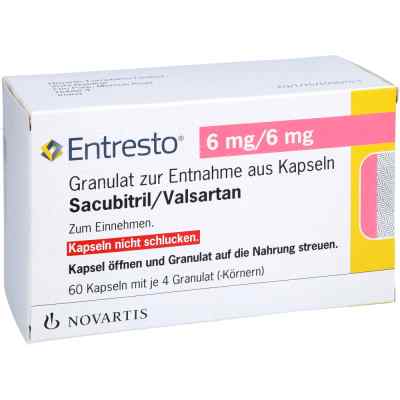Entresto 6 Mg/6 Mg Granulat zur, zum entnahme Aus Kapsel (n)  60 stk von NOVARTIS Pharma GmbH PZN 18792668