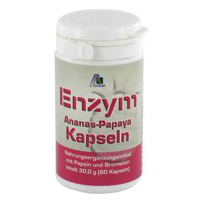 Enzym Ananas Papaya Kapseln 60 stk von Avitale GmbH PZN 00492233