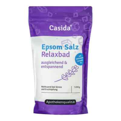 Epsom Salz Relaxbad mit Lavendel 1 kg von Casida GmbH PZN 12903730