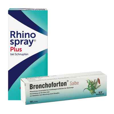 Erkältungsset Bronchoforton +Rhinospray 2 stk von  PZN 08101011