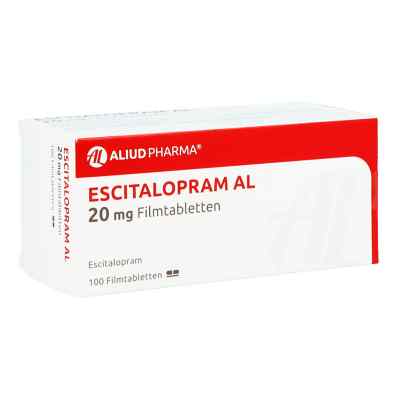Escitalopram AL 20mg 100 stk von ALIUD Pharma GmbH PZN 05984633