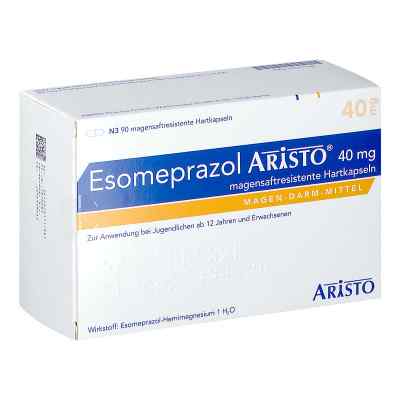 Esomeprazol Aristo 40 mg magensaftresistente Hartkapsel 90 stk von Aristo Pharma GmbH PZN 10171139