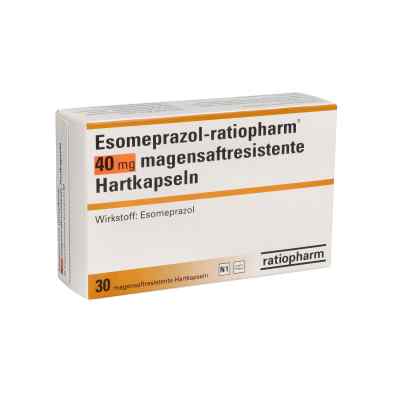 Esomeprazol-ratiopharm 40mg 30 stk von ratiopharm GmbH PZN 06456793