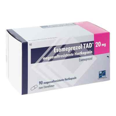 Esomeprazol TAD 20mg 90 stk von TAD Pharma GmbH PZN 06834315