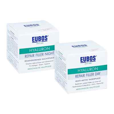 Eubos Hyaluron Repair Filler Tag & Nacht 2x50 ml von Dr.Hobein (Nachf.) GmbH PZN 08100934