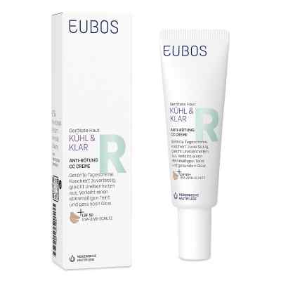 Eubos Kühl & Klar Anti-rötung Cc Creme Lsf 50