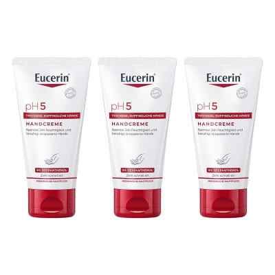 Eucerin pH5 Hand Intensiv Pflege Emulsion 3x75 ml von Beiersdorf AG Eucerin PZN 08104762