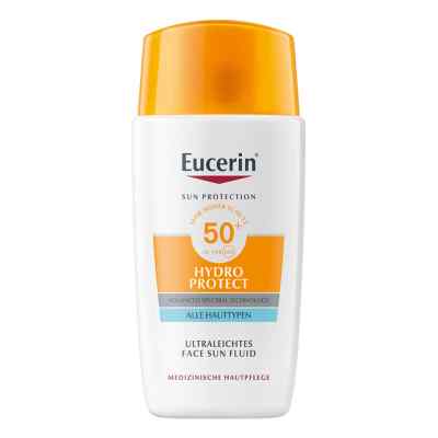 Eucerin Sun Fluid Hydro Protect Face LSF 50+ 50 ml von Beiersdorf AG Eucerin PZN 18201503