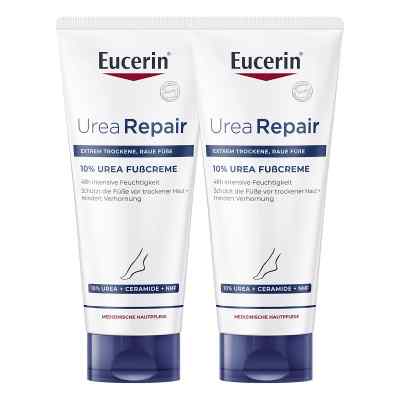 Eucerin UreaRepair 10% Urea Fußcreme Doppelpack 2X100 ml von Beiersdorf AG Eucerin PZN 19491489