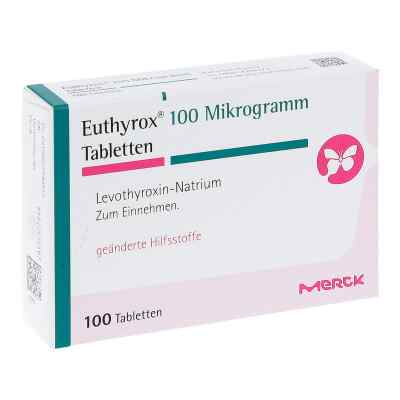 Euthyrox 100 Mikrogramm Tabletten 100 stk von Merck Healthcare Germany GmbH PZN 02754861