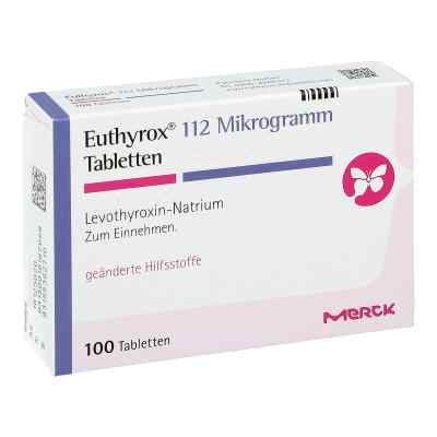 Euthyrox 112 Mikrogramm Tabletten 100 stk von Merck Healthcare Germany GmbH PZN 01916706