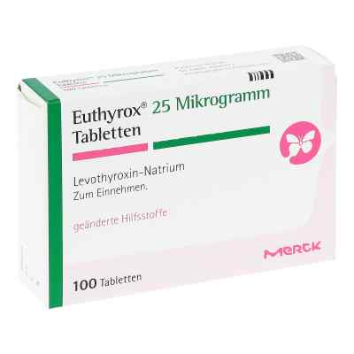 Euthyrox 25 Mikrogramm Tabletten 100 stk von Merck Healthcare Germany GmbH PZN 03542322