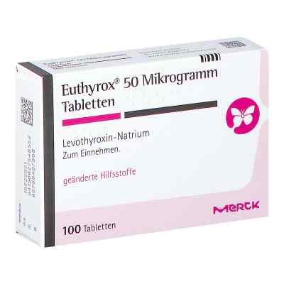 Euthyrox 50 Mikrogramm Tabletten 100 stk von Merck Healthcare Germany GmbH PZN 02754855