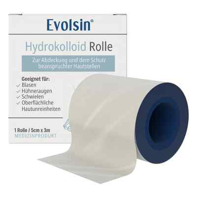 Evolsin Hydrokolloid Pflaster-Rolle 5 cm x 3 m