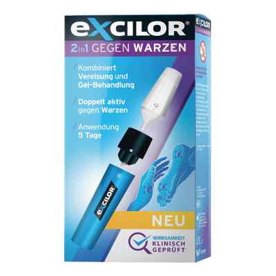 Excilor 2in1 Gegen Warzen 1 Pck von Kyberg Medical GmbH PZN 16855330
