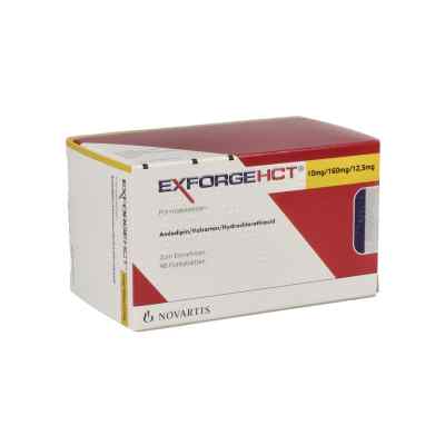 Exforge HCT 10mg/160mg/12,5mg 98 stk von NOVARTIS Pharma GmbH PZN 05111483