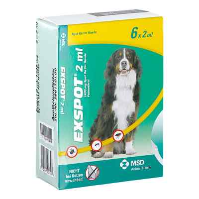 Exspot Lösung für Hunde 6X2 ml von Intervet Deutschland GmbH PZN 00596398