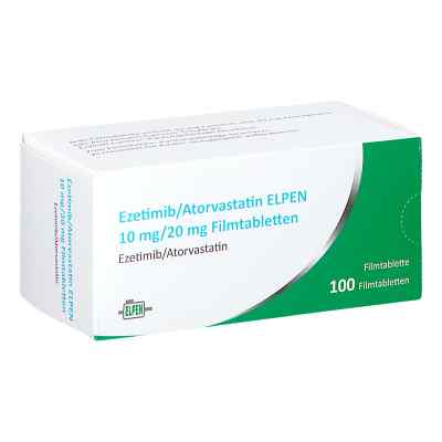 Ezetimib/atorvastatin Elpen 10 Mg/20 Mg Filmtabletten 100 stk von Elpen Pharmaceutical Co. Inc. PZN 17244692