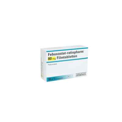 Febuxostat-ratiopharm 80 mg Filmtabletten 28 stk von ratiopharm GmbH PZN 14168559
