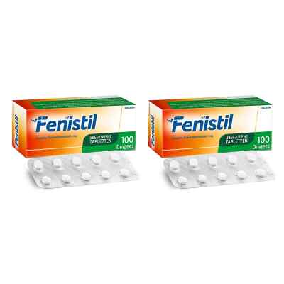 Fenistil Dragees, Dimetindenmaleat 1 mg/Tabl., Antiallergikum 2x100 stk von Haleon Germany GmbH PZN 08104451