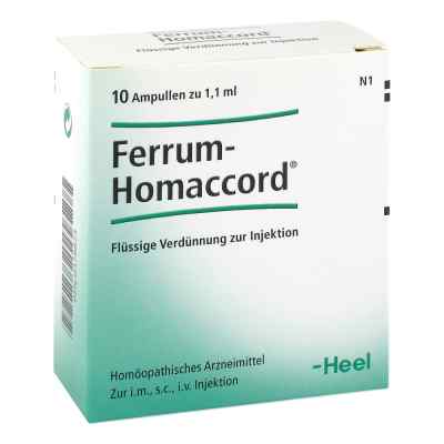 Ferrum Homaccord Ampullen 10 stk von Biologische Heilmittel Heel GmbH PZN 00379873