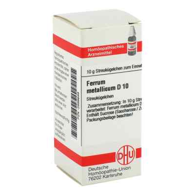 Ferrum Metallicum D10 Globuli 10 g von DHU-Arzneimittel GmbH & Co. KG PZN 02898689