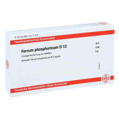 Ferrum Phosphoricum D12 Ampullen 8X1 ml von DHU-Arzneimittel GmbH & Co. KG PZN 11705850