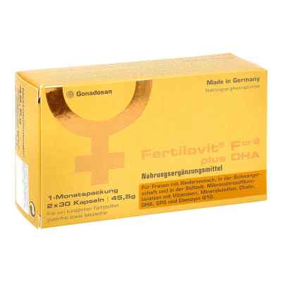 Fertilovit For2 Plus Dha 60 stk von Gonadosan Distribution GmbH PZN 16754439