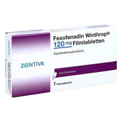 Fexofenadin Winthrop 120mg 7 stk von Zentiva Pharma GmbH PZN 00039901