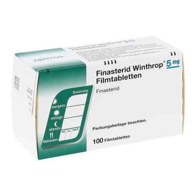 Finasterid Winthrop 5 mg Filmtabletten 100 stk von Zentiva Pharma GmbH PZN 00544154