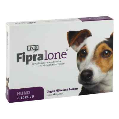 Fipralone 67 mg Lösung zur, zum auftropf.f.kleine Hunde veterinä 4 stk von O'ZOO GmbH PZN 11360747