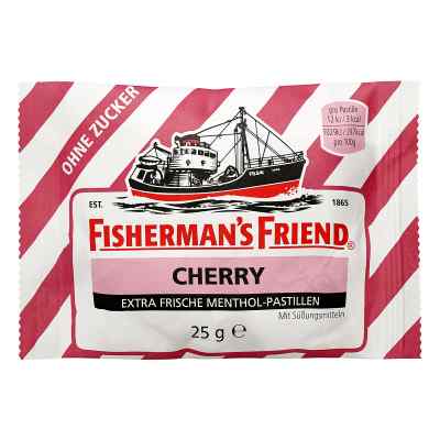 Fishermans Friend Cherry ohne Zucker Pastillen 25 g von MARVECS GmbH PZN 02251893