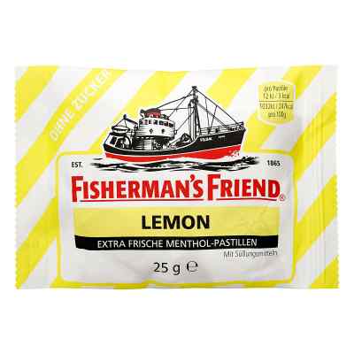 Fishermans Friend Lemon ohne Zucker Pastillen 25 g von MARVECS GmbH PZN 08490937