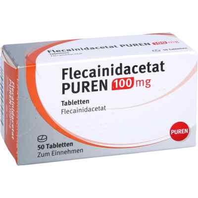 Flecainidacetat Puren 100 mg Tabletten 50 stk von PUREN Pharma GmbH & Co. KG PZN 13250000