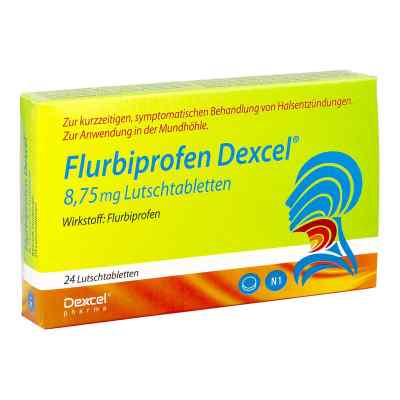Flurbiprofen Dexcel 8,75 Mg Lutschtabletten 24 stk von Dexcel Pharma GmbH PZN 16398111
