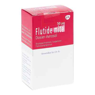 Flutide mite 50μg 1 stk von GlaxoSmithKline GmbH & Co. KG PZN 07123987