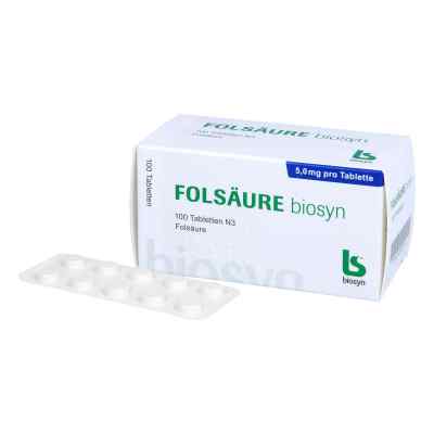 Folsäure Biosyn Tabletten 100 stk von biosyn Arzneimittel GmbH PZN 16389218
