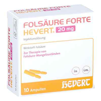 Folsäure Forte Hevert 20 Mg Iniecto - Lösung Ampullen 