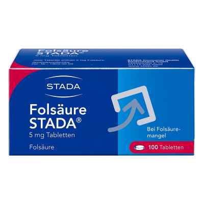 Folsäure Stada 5 Mg Tabletten bei Schwangeschaft 100 stk von STADA Consumer Health Deutschlan PZN 17542834