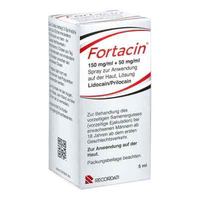 Fortacin 150 mg/ml + 50 mg/ml Spray zur, zum Anw.a.Haut 5 ml von Recordati Pharma GmbH PZN 16829031